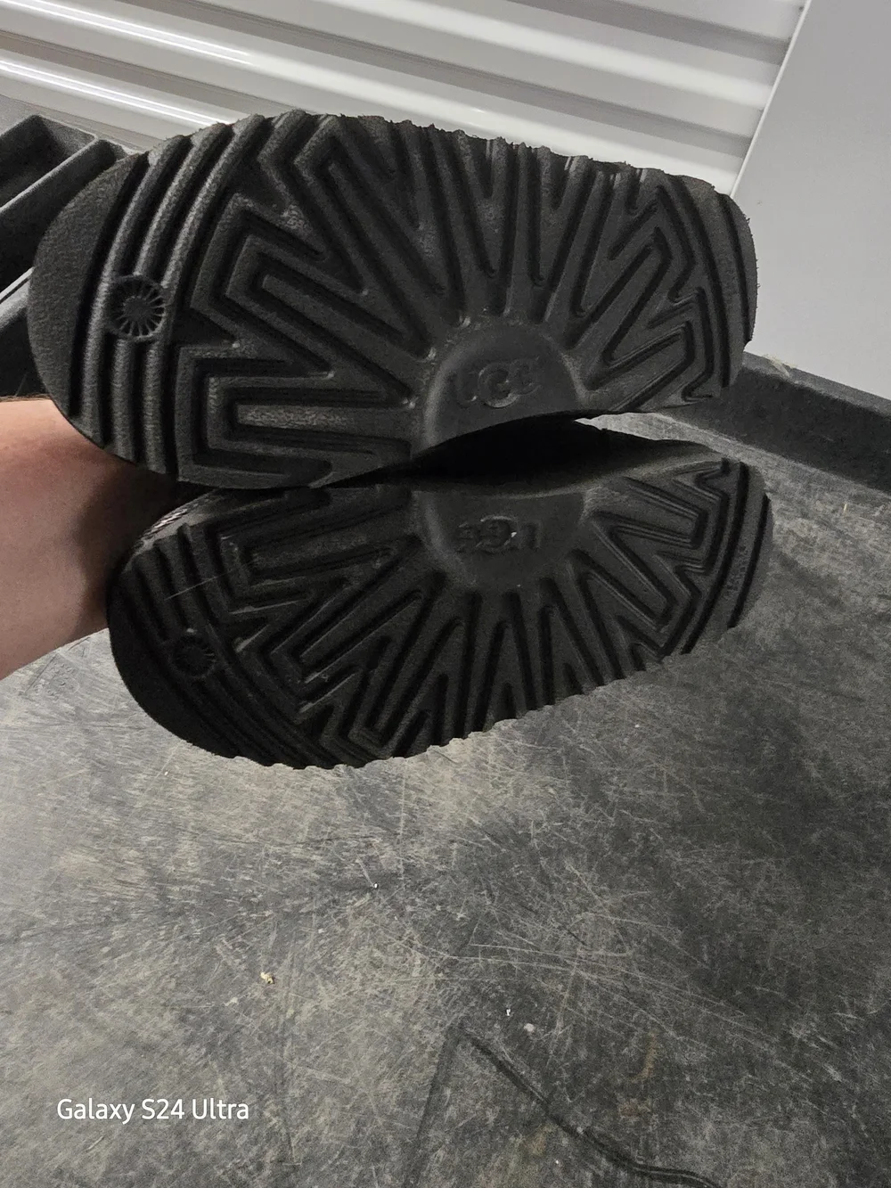 UGG black suede
